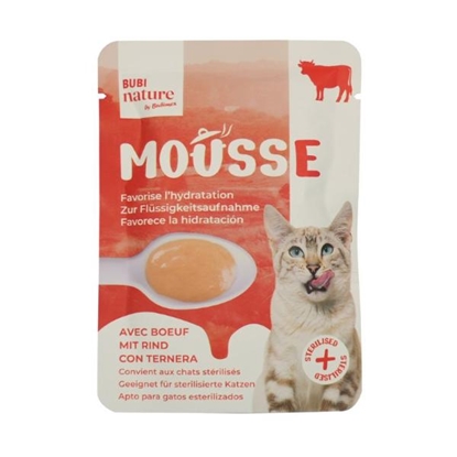 Picture of Bubi Nature Beef Mousse 50g | Complementary Cat